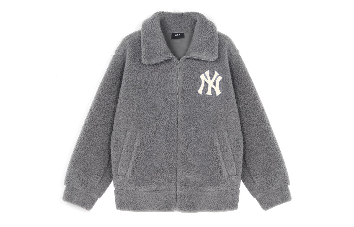 MLB MLB New York Yankees Velvet Jackets Unisex Charcoal Black