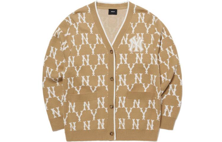 MLB MLB Old Flower Knitwear Unisex Dark Beige