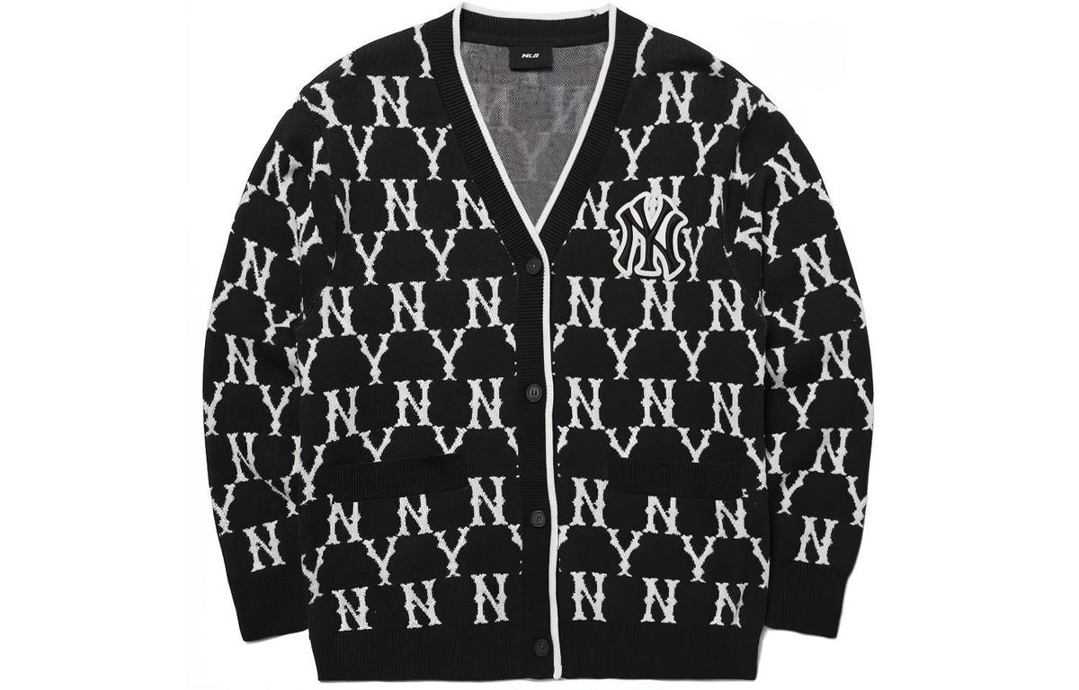 MLB MLB Mlb Old Flower Knitwear Unisex Black