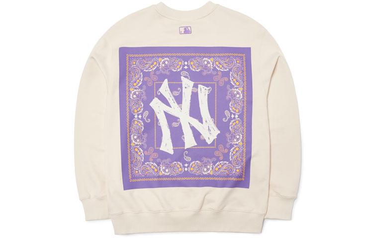 MLB MLB Cashew Flower Sweatshirts Unisex Milk White