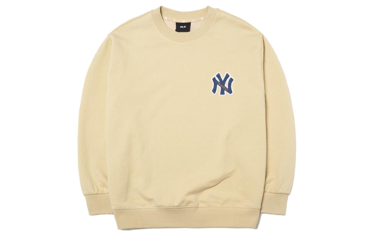 MLB MLB New York Yankees Sweatshirts Unisex Beige Yellow