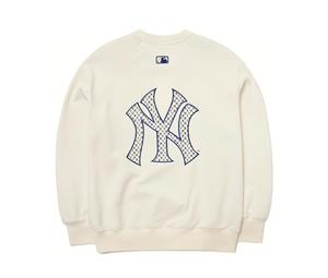 Buy MLB Sweatshirts Unisex Ivory White at Sasom – Authentic and Ready to Ship