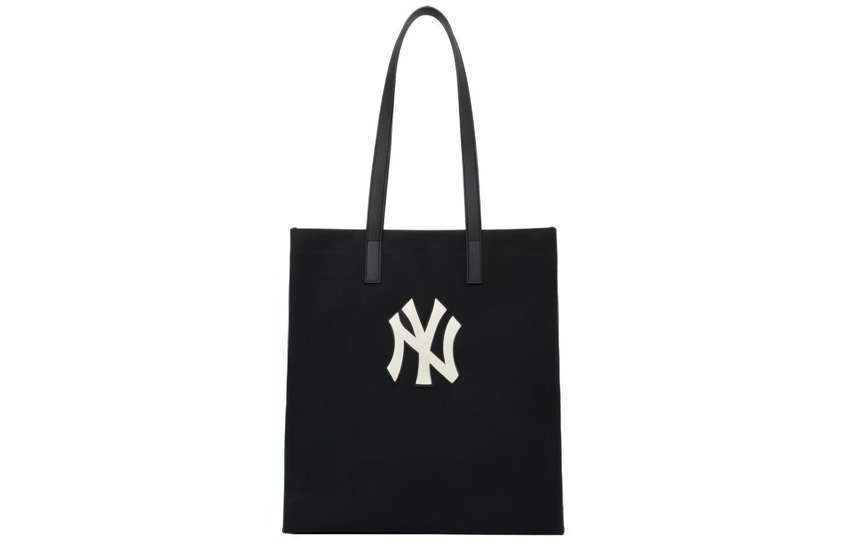 MLB MLB Cotton Canvas Tote Bag, Shopping Bag, Handbag, Canvas Bag, Shoulder Bag Unisex Black