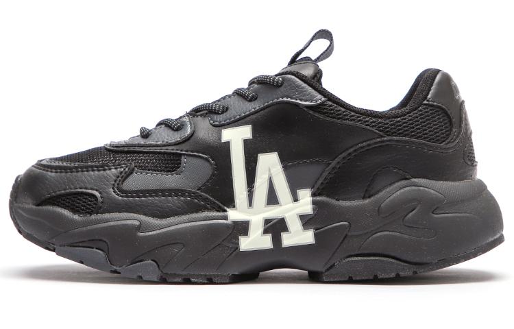 MLB MLB Big Ball Chunky Wear Resistant Height Increasing Low Top Chunky Sneakers Unisex Black