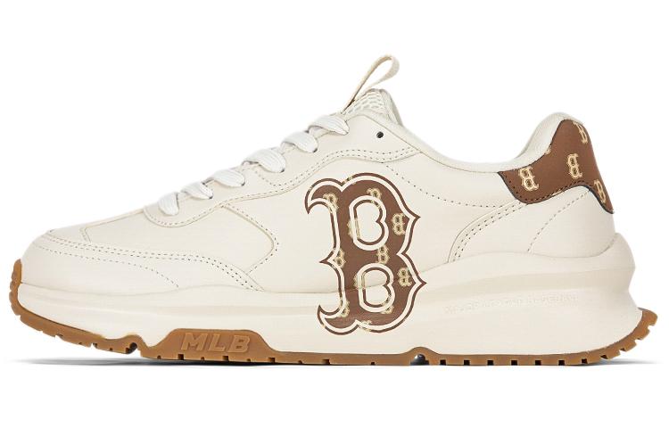 MLB MLB Chunky Runner Cushioned Wear Resistant Breathable Low Top Casual Running Shoes Unisex Brown
