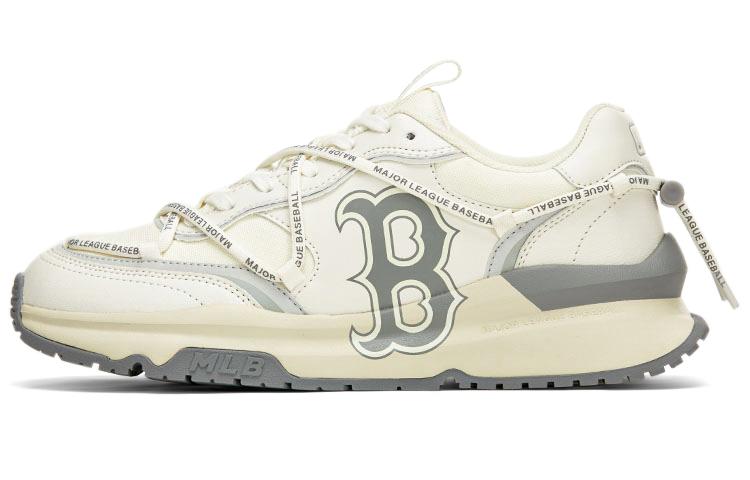 MLB MLB Chunky Runner Anti Slip Wear Resistant Low Top Casual Shoes Unisex Ecru