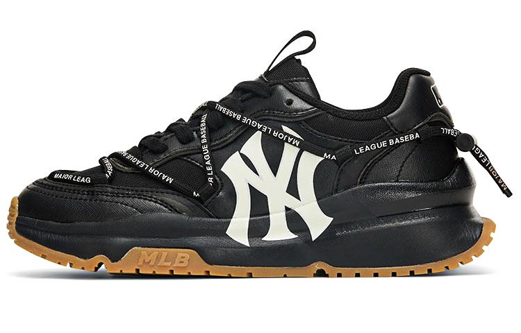 MLB MLB Chunky Runner New York Yankees Anti Slip And Wear Resistant Height Increasing Low Top Chunky Sneakers Unisex Black