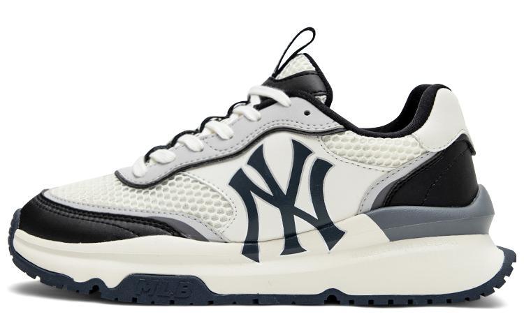 MLB MLB Chunky Runner Bare Eyes 3D Anti Slip Wear Resistant Low Top Chunky Sneakers Unisex Black White