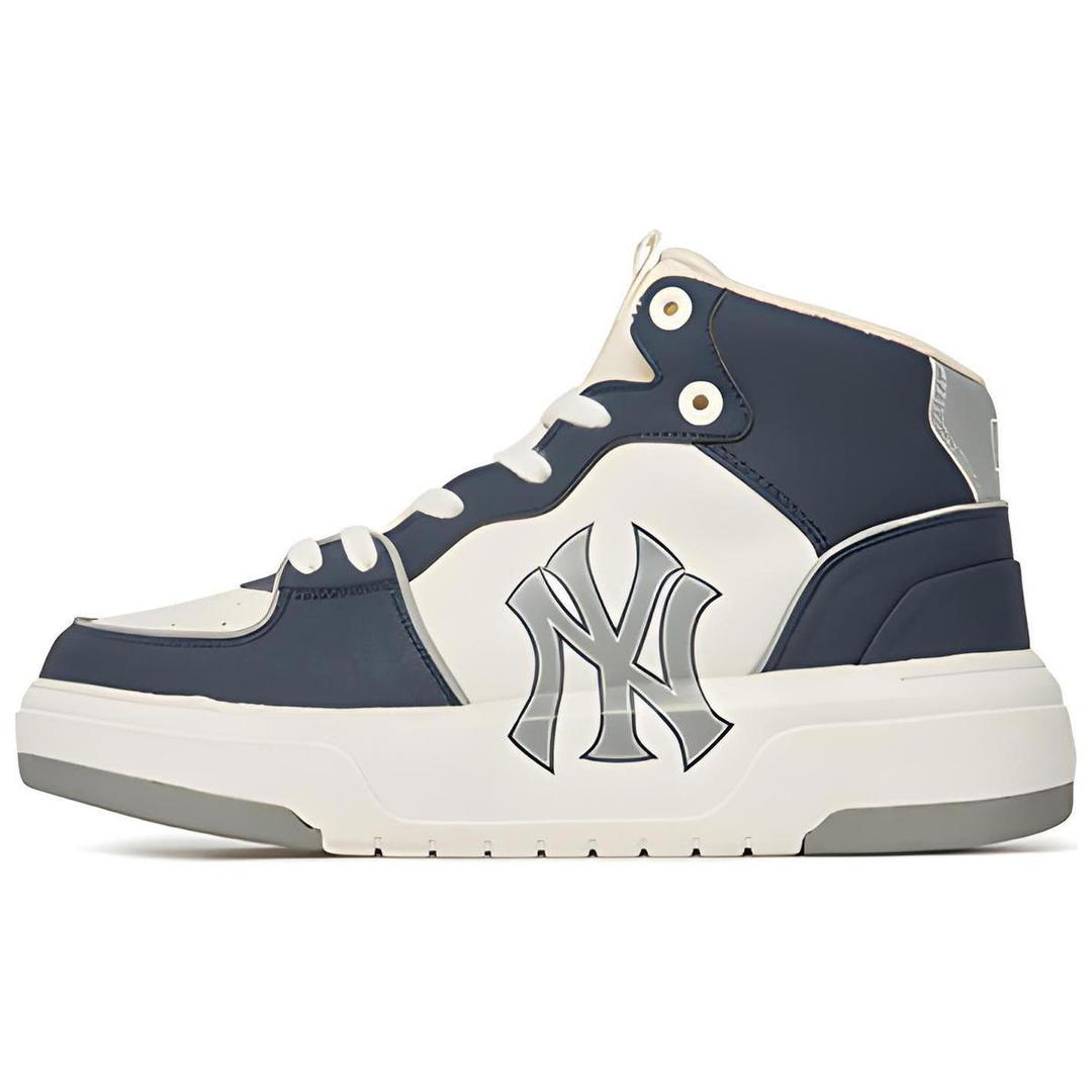 MLB MLB Chunky Liner Slip Resistant Cushioning Wear Resistant Lightweight High Top Skateboard Shoes Unisex Marine Blue