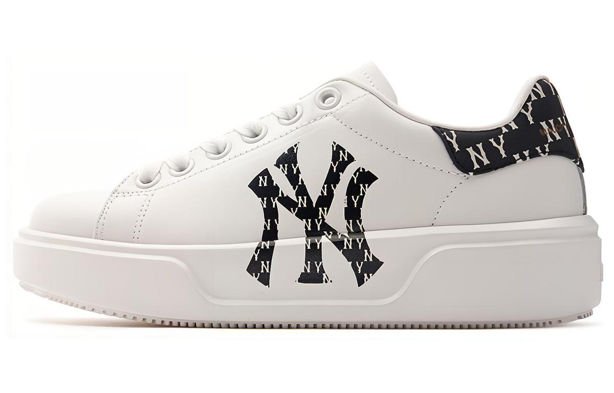 MLB MLB Chunky Classic Wear Resistant Low Top Skateboard Shoes Unisex White