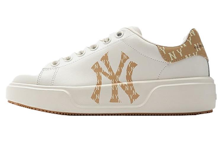 MLB MLB Chunky Classic Wear Resistant Low Top Skateboard Shoes Unisex Light Sand