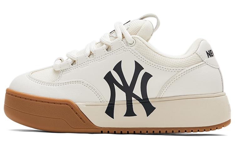 MLB MLB Chunky Wide Low Top Skateboard Shoes Unisex White Beige