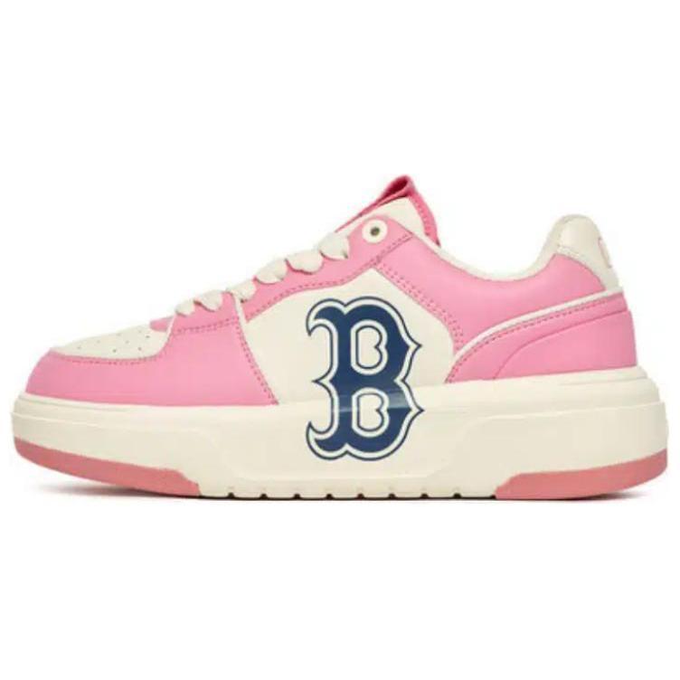 MLB MLB Chunky Liner Basic Slip Resistant Cushioning Wear Resistant Low Top Skateboard Shoes Unisex Pink