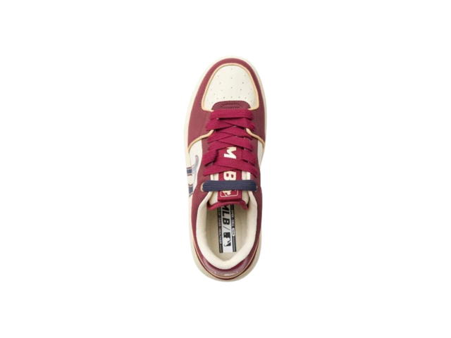 MLB MLB Chunky Liner Anti Slip Wear Resistant Low Top Skateboard Shoes Unisex Burgundy - view 3