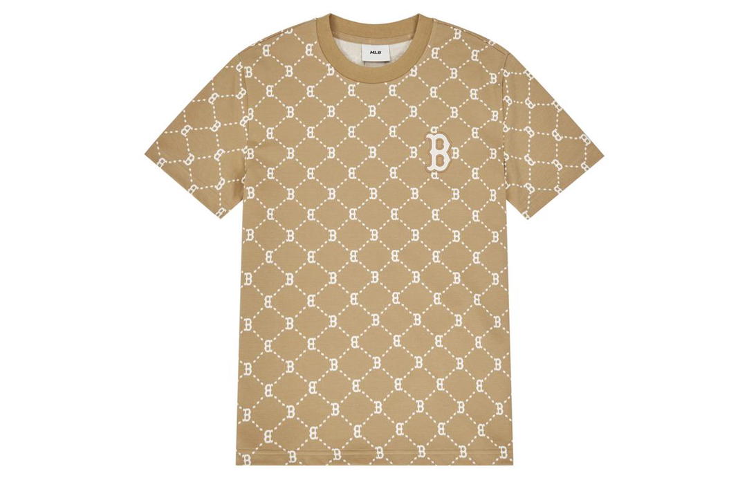MLB MLB MONOGRAM Reading Collection T-Shirt Unisex Light Camel