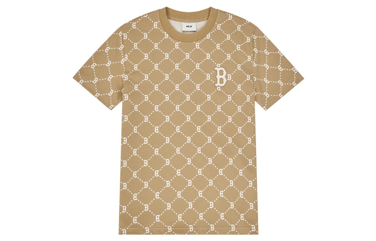 MLB MLB MONOGRAM Reading Collection T-Shirt Unisex Light Camel
