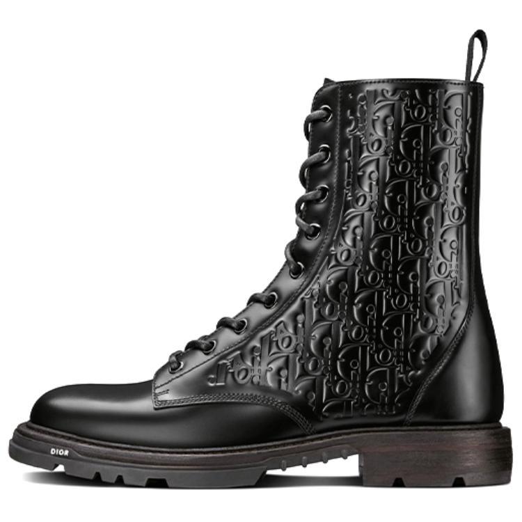 Dior Dior Explorer 2 Boots Black Dior Oblique Embossed