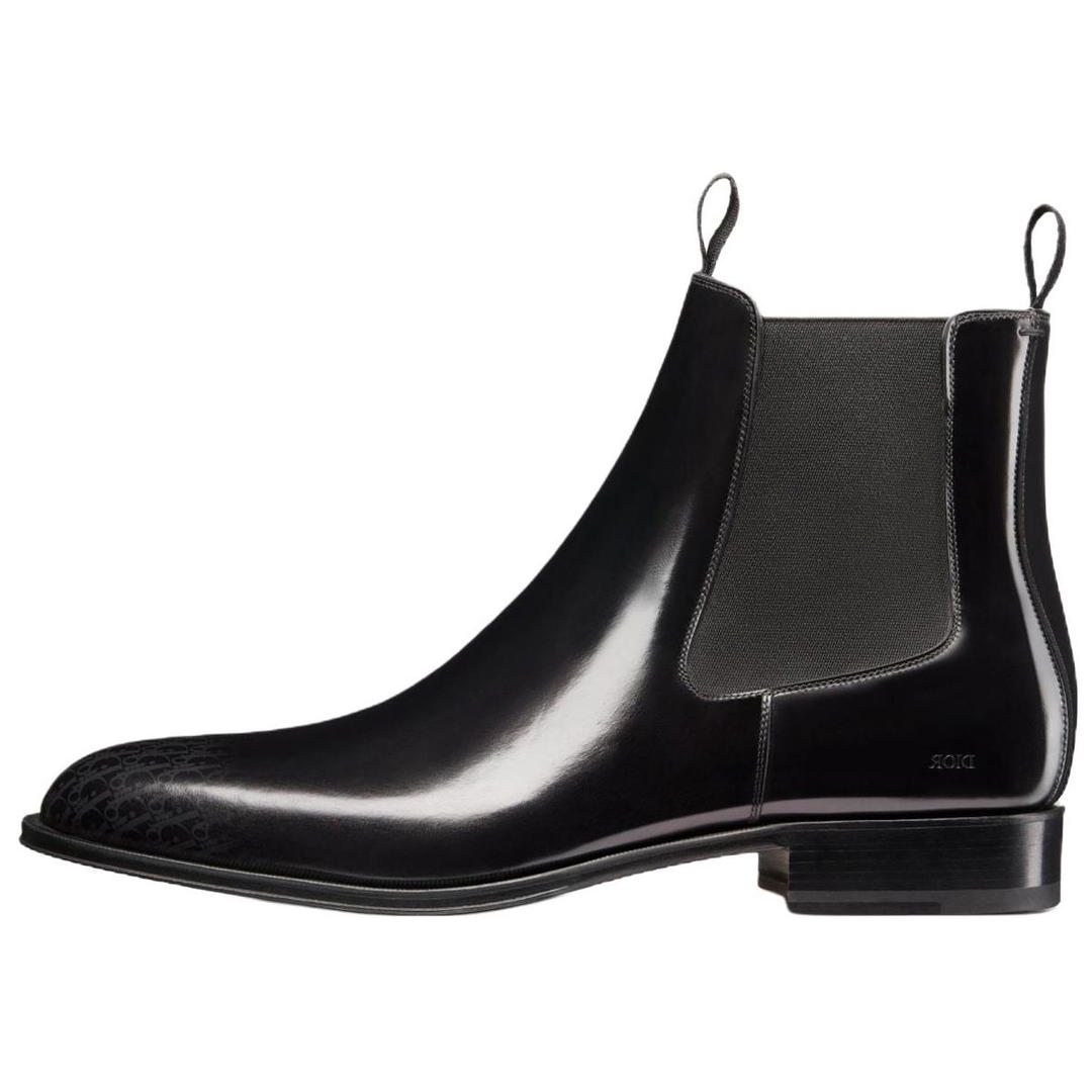 Dior Dior Timeless Ankle Length Chelsea Boots Men's Black