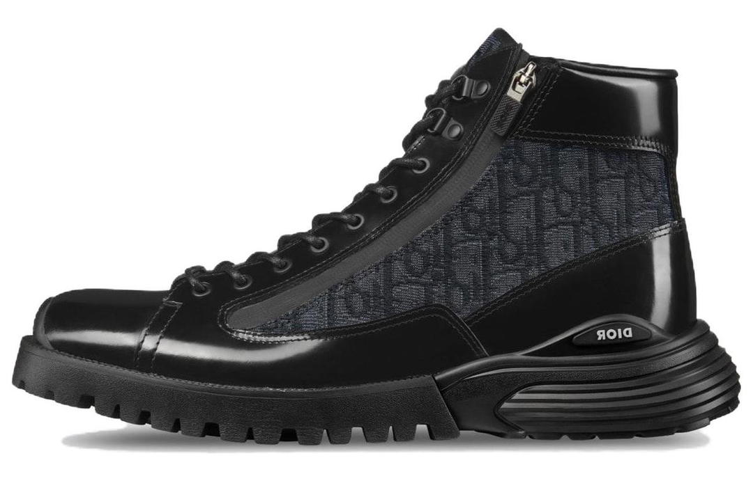 Dior Dior Combat Ankle Boots Men's Black