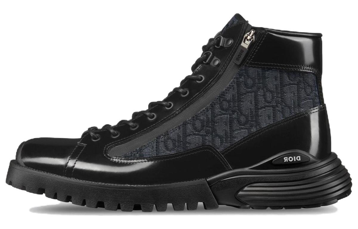 Dior Dior Combat Ankle Boots Men's Black