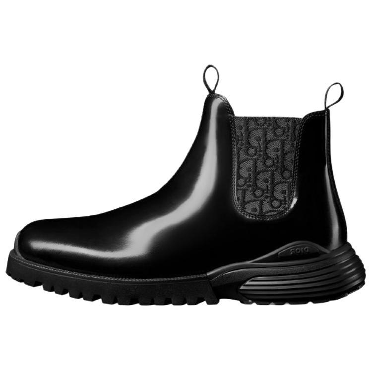 Dior Dior Combat Short Chelsea Boots Men's Black