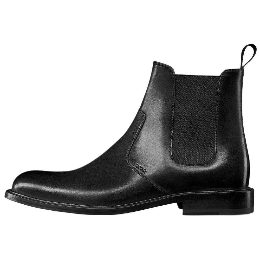 Dior Dior Embassy Short Chelsea Boots Men's Black