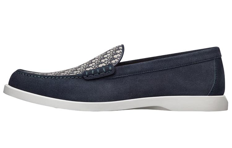 Dior Dior Granville Loafer Navy Blue Suede