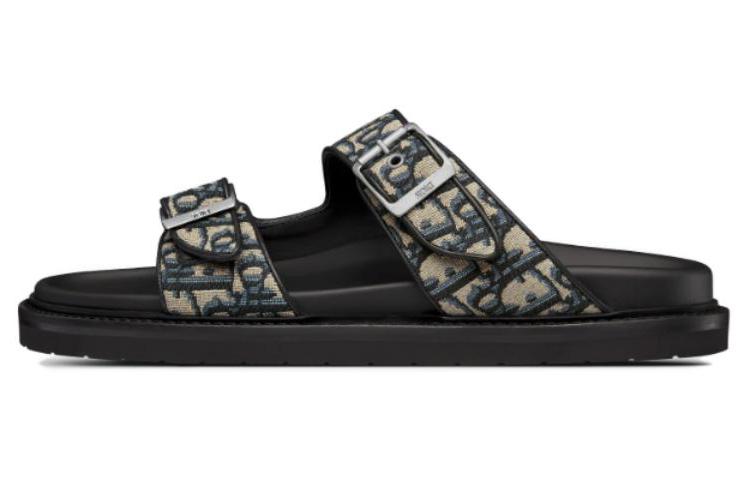 Dior Dior Aqua Sandal 'Dior Oblique - Beige Black'