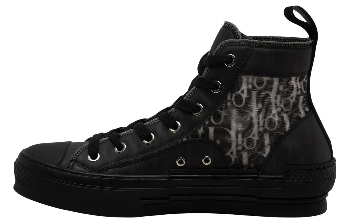 Dior Dior B23 High Top Canvas Oblique Black