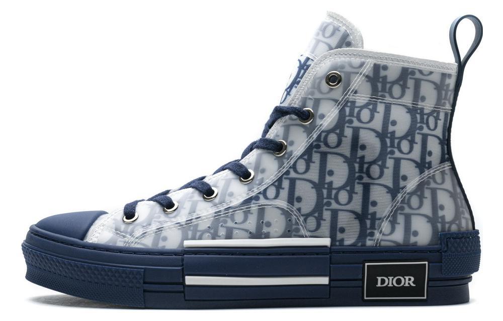Dior Dior B23 High Top Blue Oblique