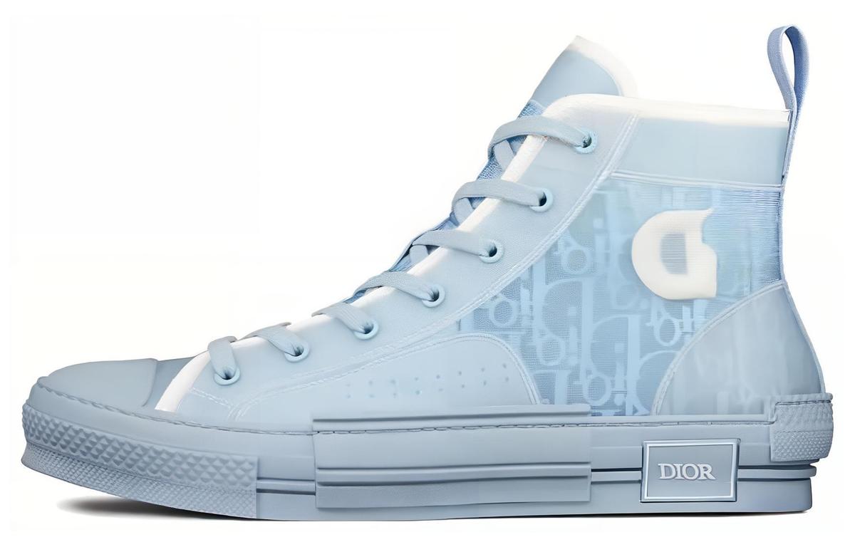 Dior Dior B23 High Top Daniel Arsham Light Blue