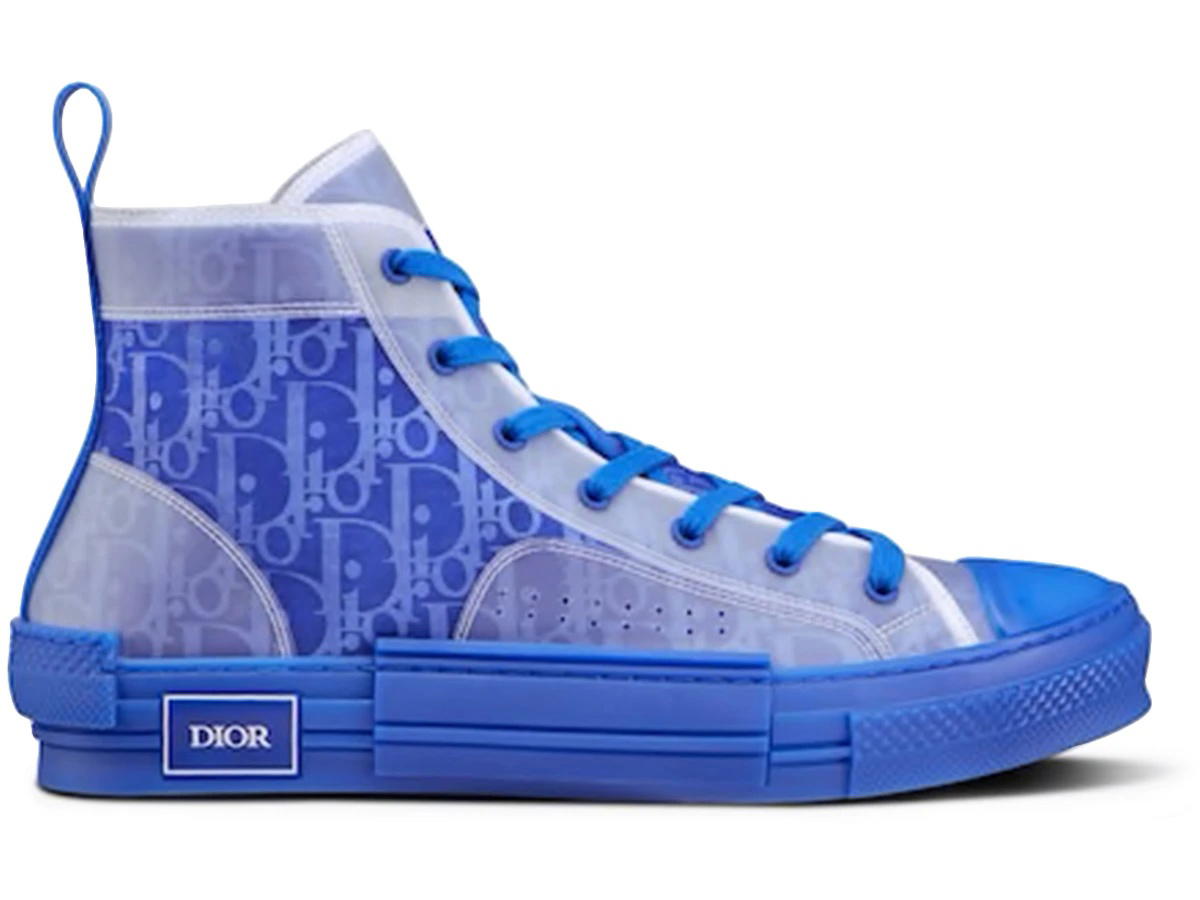 Dior Dior B23 High Top Blue Dior Oblique Canvas