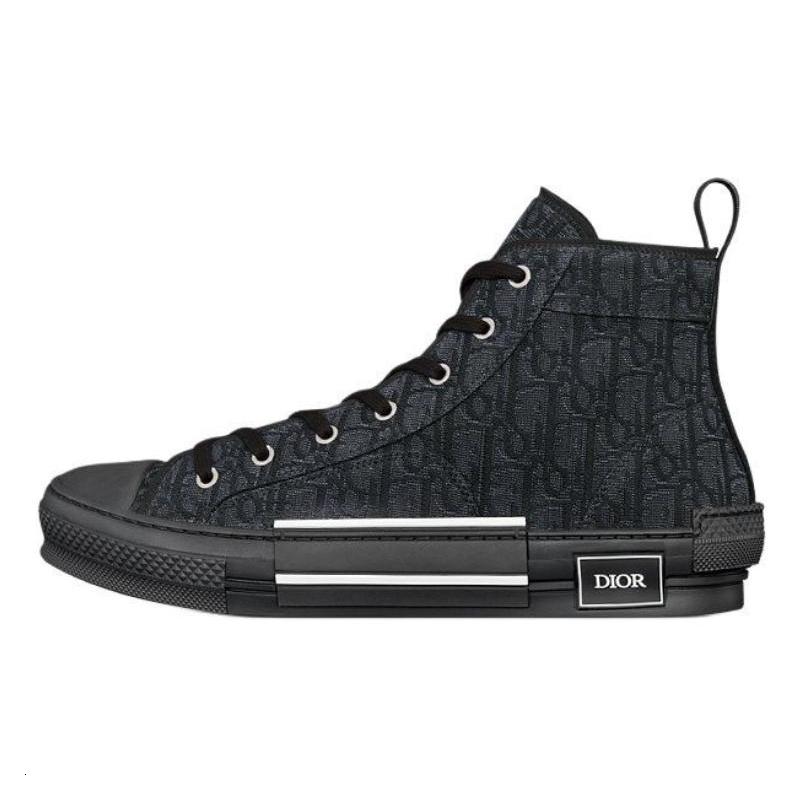 Dior Dior B23 High Top Skateboard Shoes Men's Black