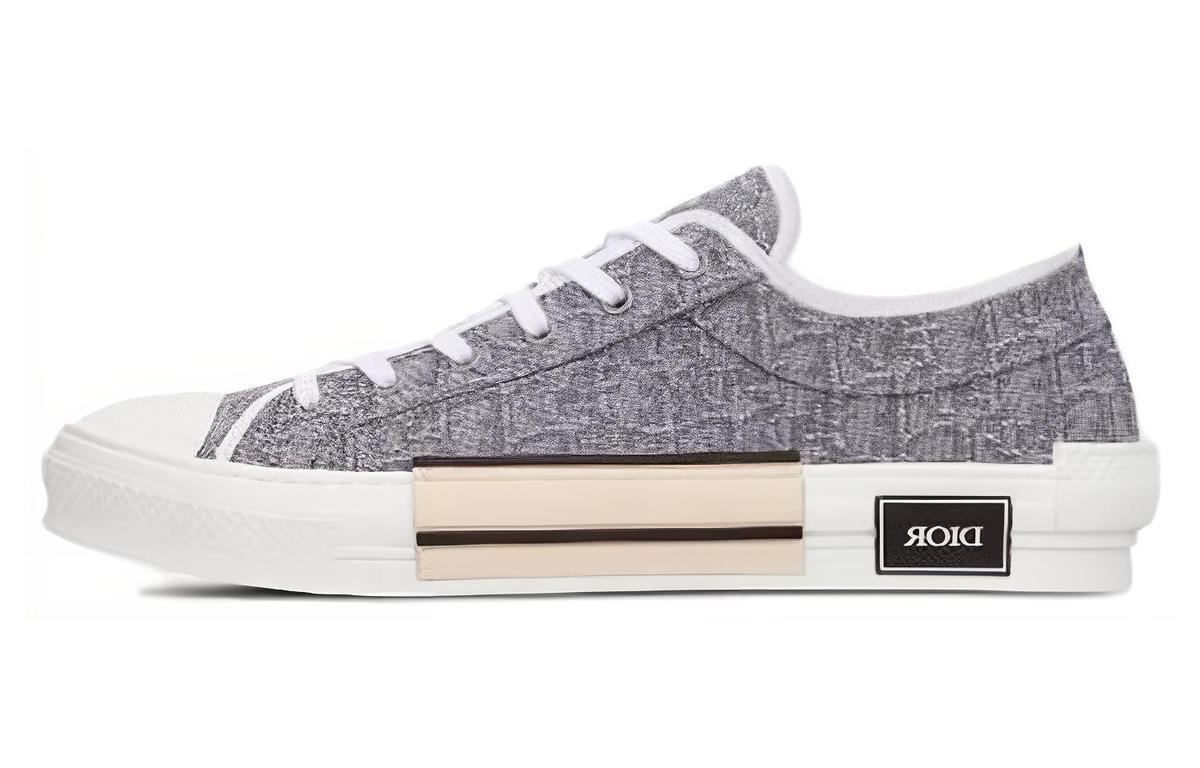 Dior Dior B23 Low Top Ruthenium Metallic Thread Dior Oblique Jacquard