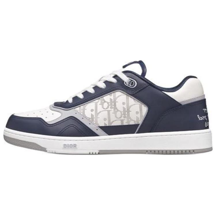 Dior Dior B27 Dior AND HYLTON NEL Low Top Skateboard Shoes Men's Blue