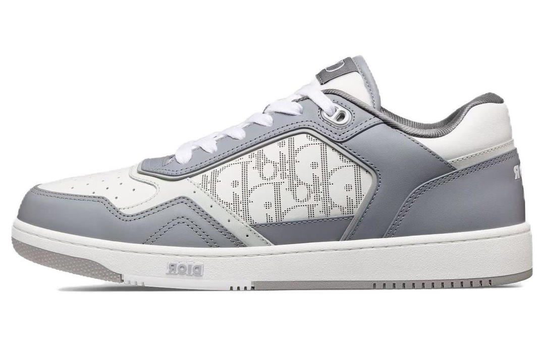 Dior Dior B27 Low Top Skateboard Shoes Men's Gray