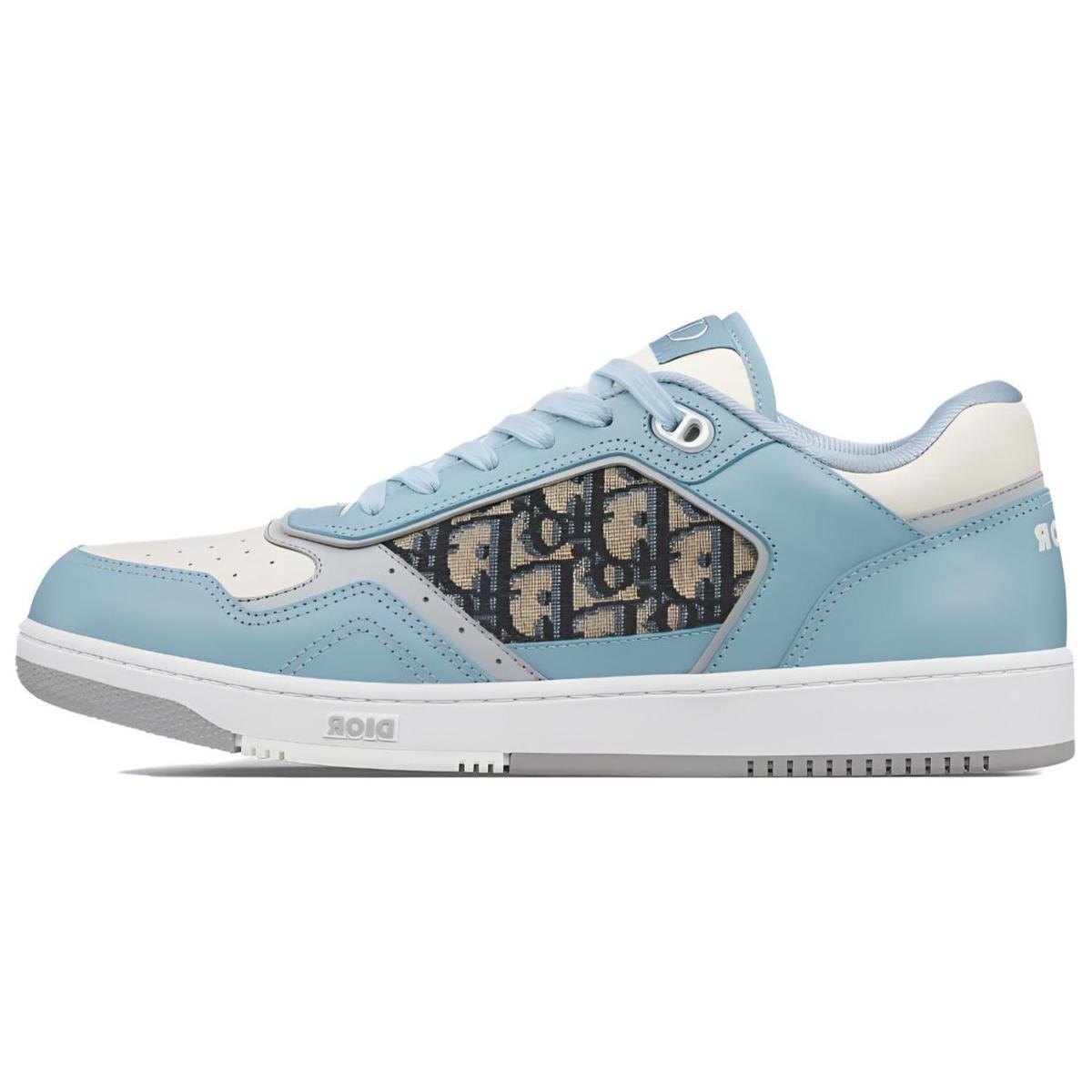 Dior Dior B27 Low Light Blue Cream Smooth Calfskin