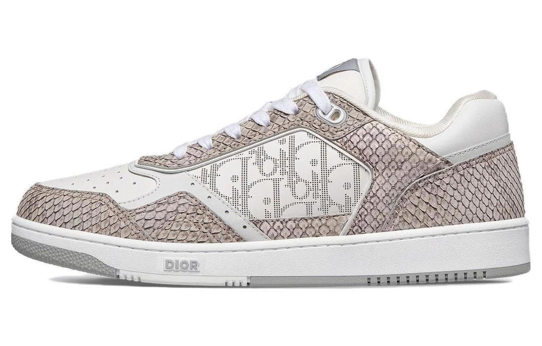 Dior Dior B23 Low Top Skateboard Shoes Men's Gray