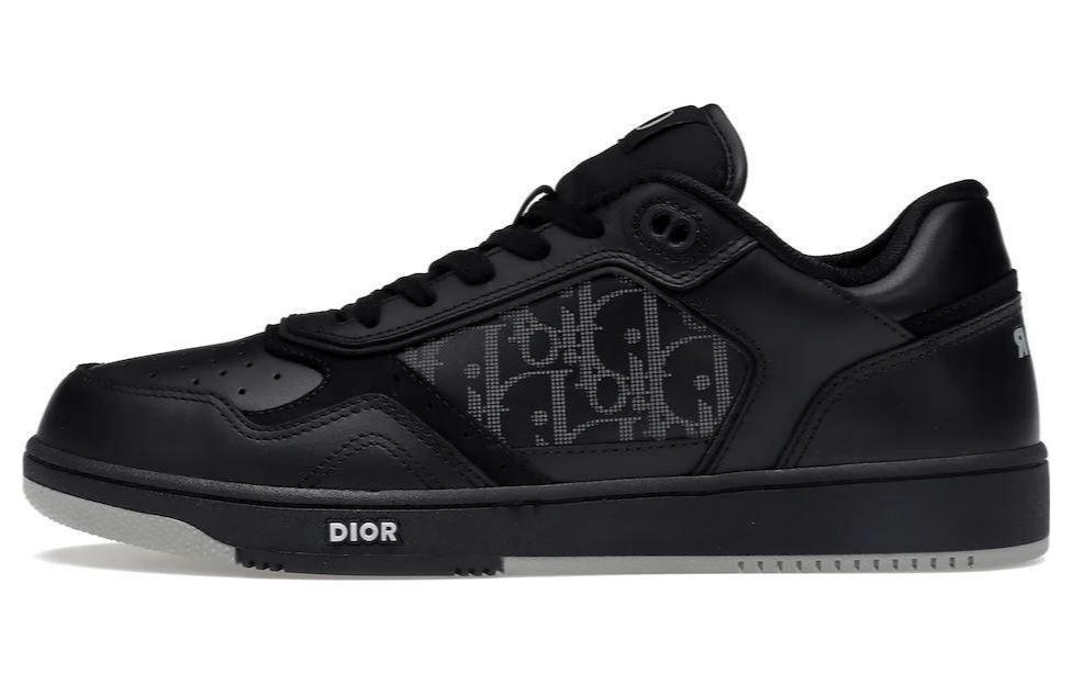 Dior Dior B27 Low Black Dior Oblique Galaxy Leather Grey