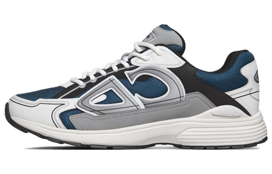 Dior Dior B30 Low Top Casual Shoes Men's Blue Gray