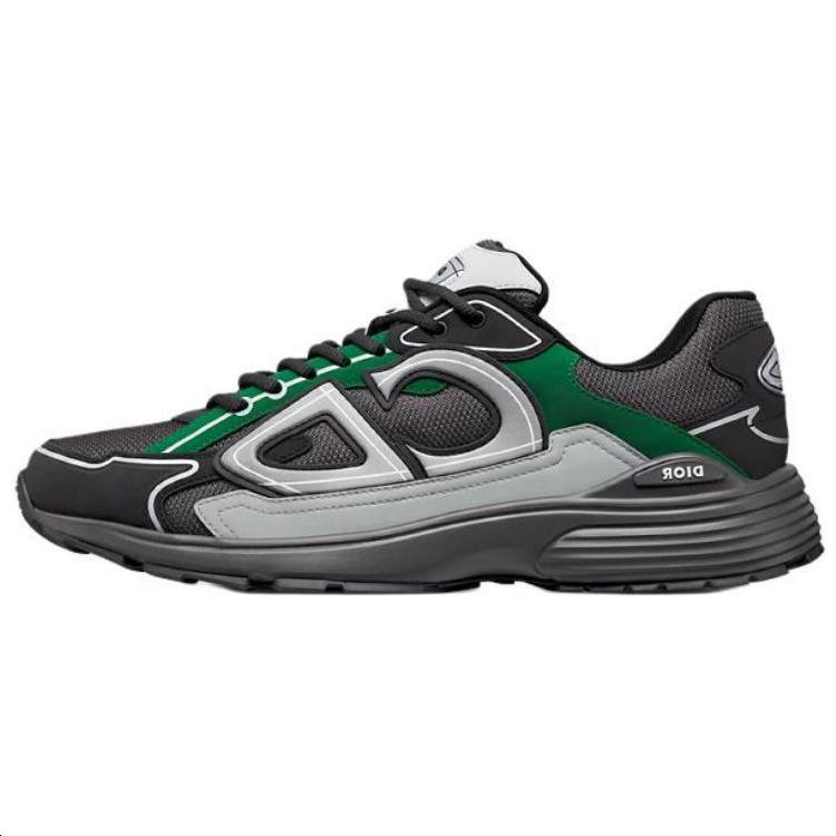 Dior Dior B30 Low Top Casual Shoes Men's Dark Gray