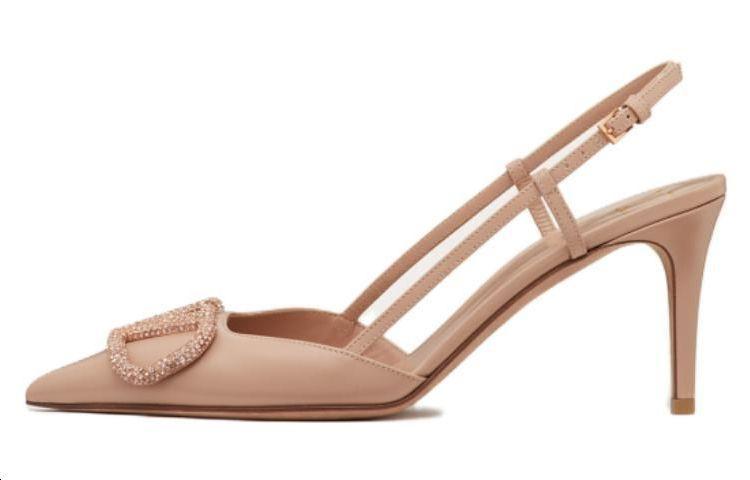 Valentino Valentino Garavani VLogo Signature 80mm Slingback Pumps