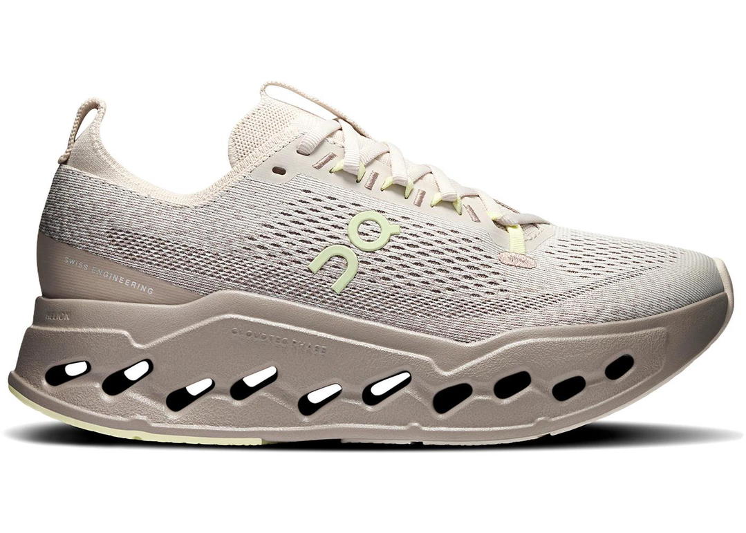 On On Cloudsurfer Max Pelican Limelight (Women's)