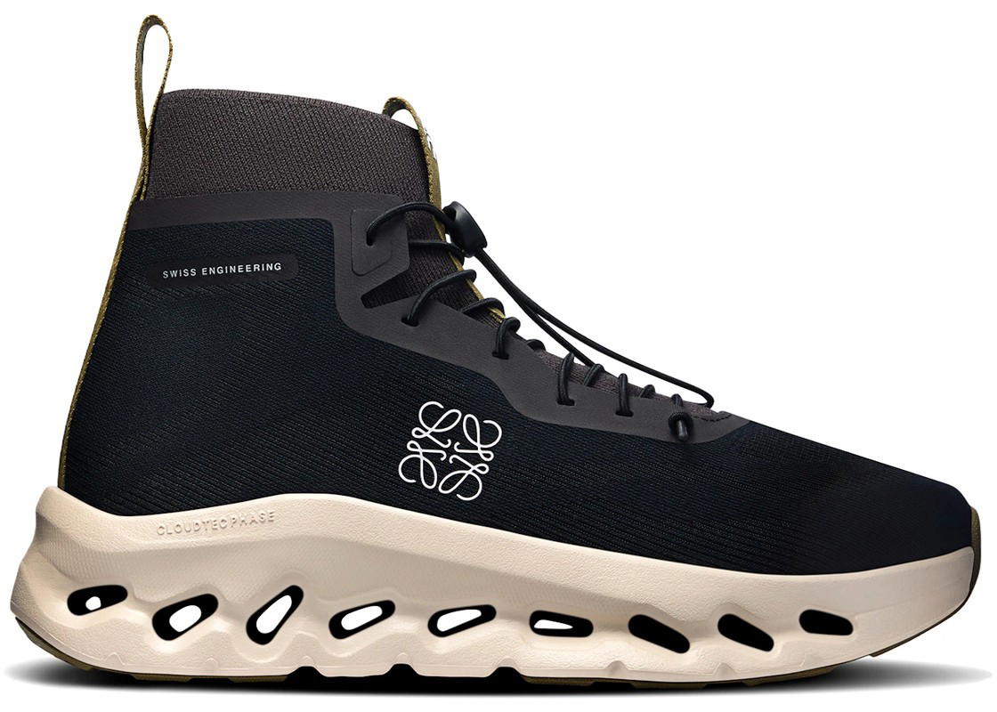 On On Cloudtilt Hi LOEWE Black Oatmeal Olive (Women's)