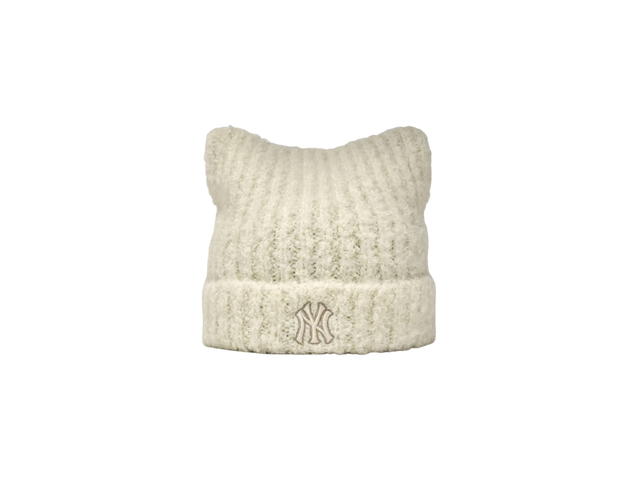 MLB MLB Plush Meow Beanie New York Yankees Cream - view 1