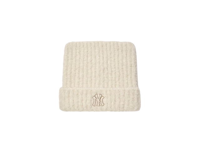 MLB MLB Plush Meow Beanie New York Yankees Cream - view 2