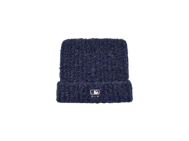 MLB MLB Plush Meow Beanie New York Yankees Navy - view 3