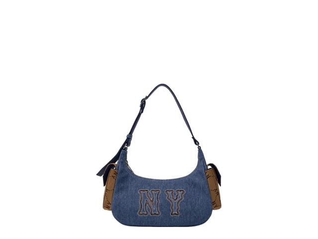 MLB MLB Korea Basic Mega Logo Denim Cargo Bag New York Yankees Indigo - view 1