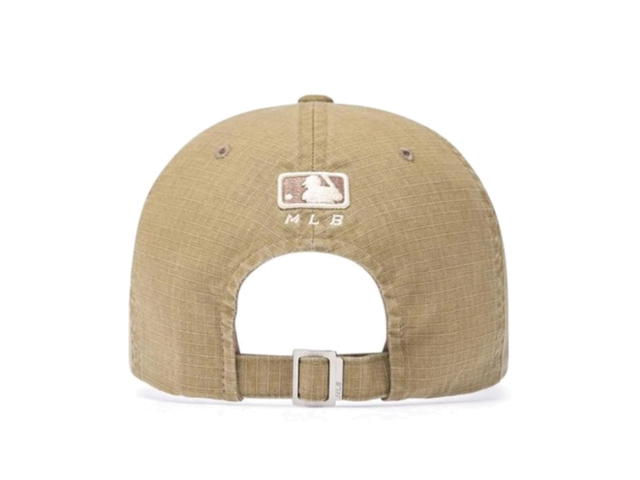 MLB MLB Washed-Ripstop Unstructured Ball Cap Basic Dark Beige - view 4