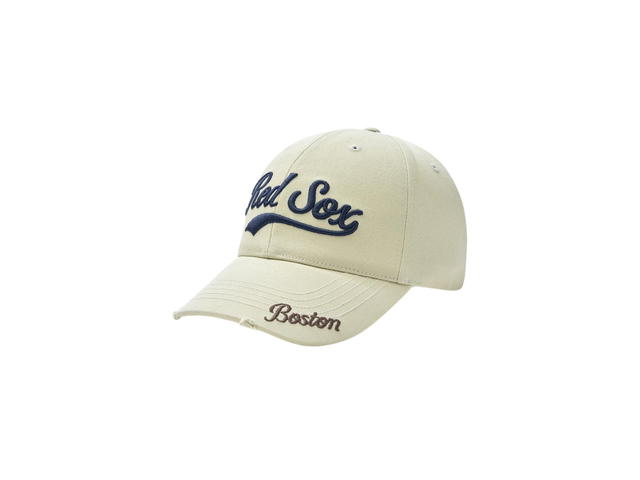 MLB MLB Varsity Vintage Structured Ball Cap Boston Red Sox Melange Sand - view 1